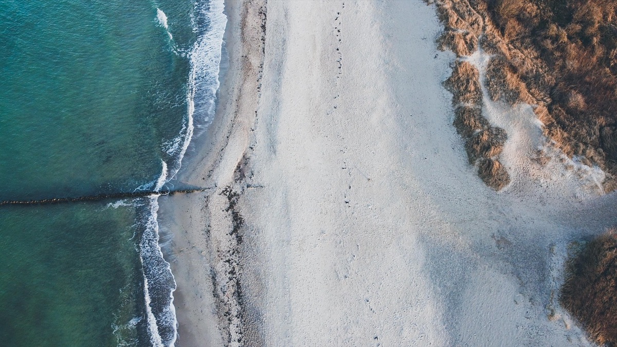 Aerial view of modern Australian landscape