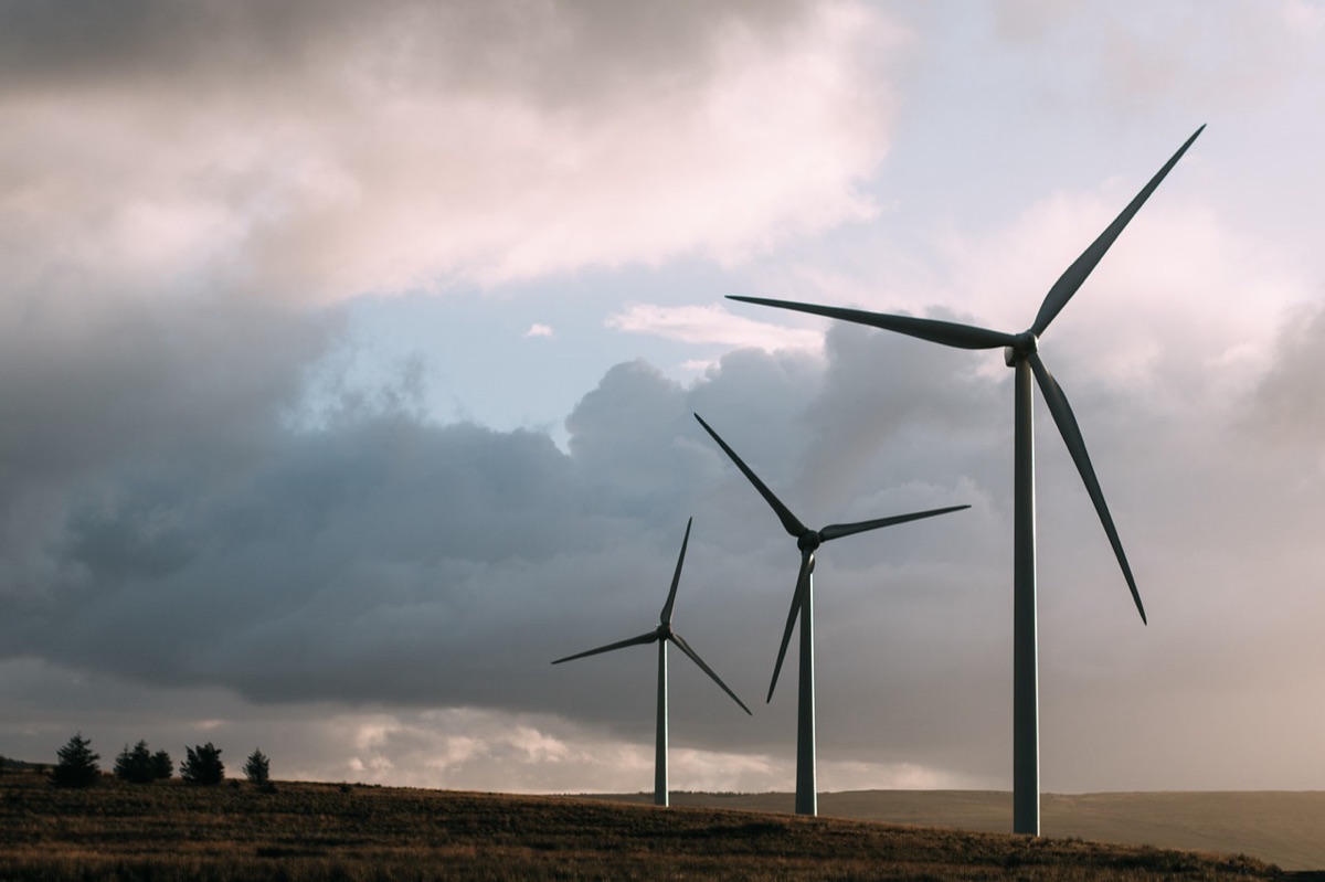 Windkraftanlagen an der australischen Küste.