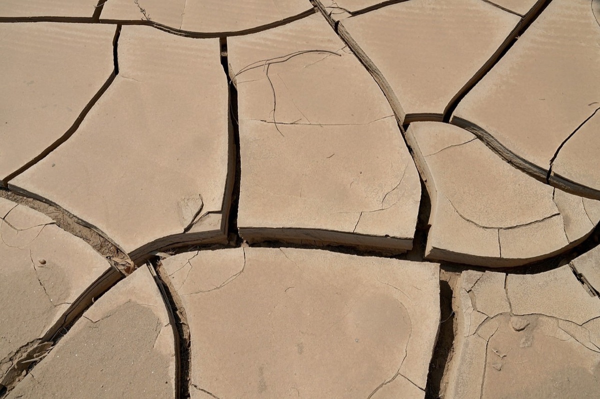 Paisagem australiana refletindo os efeitos das mudanças climáticas
